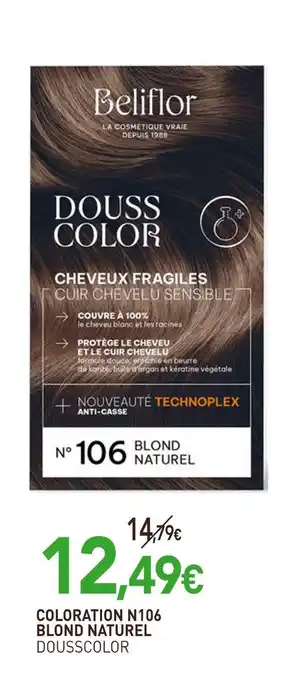 naturéO BELIFLOR Coloration n106 blond naturel offre