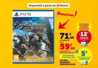 Hyper U MONSTER HUNTER WILDS Monster hunter wilds offre