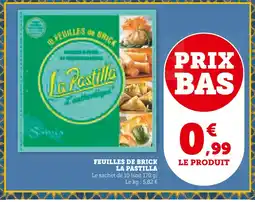 U Express La Pastilla FEUILLES DE BRICK offre