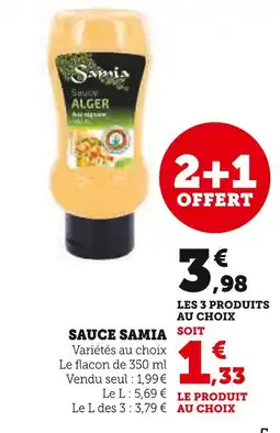 U Express Samia Sauce Alger offre