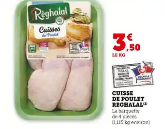 U Express Réghalal Cuisse de poulet Réghalal offre