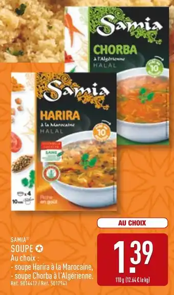 ALDI SAMIA Soupe offre