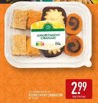 ALDI LES JARDINS DE LAYLAH Assortiment libanais offre