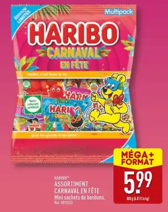 ALDI HARIBO Assortiment carnaval en fête offre