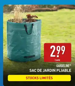 ALDI GARDELINE Sac de jardin pliable offre