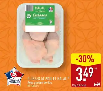 ALDI Cuisses de Poulet Halal offre