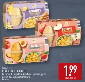 ALDI BACCARA Coupelles de fruits offre