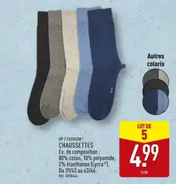 ALDI UP 2 FASHION Chaussettes offre