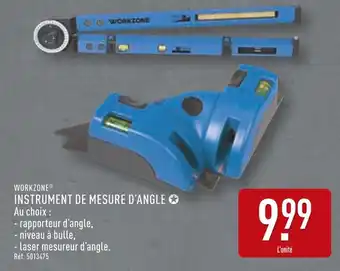 ALDI WORKZONE Instrument de mesure d'angle offre