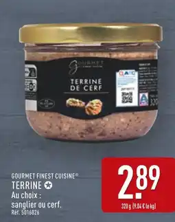 ALDI Gourmet Finest Cuisine Terrine offre