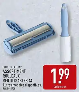 ALDI HOME CREATION Assortiment rouleaux réutilisables offre