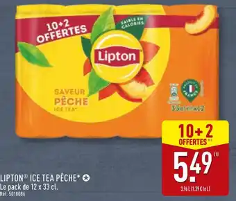 ALDI LIPTON Ice Tea Pêche offre