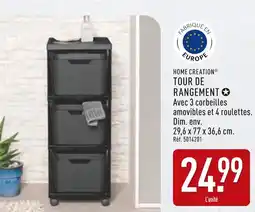 ALDI HOME CREATION Tour de rangement offre