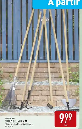 ALDI GARDENLINE Outils de jardin offre