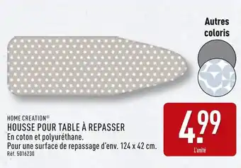 ALDI HOME CREATION Housse pour table à repasser offre