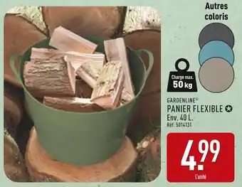 ALDI GARDENLINE Panier flexible offre