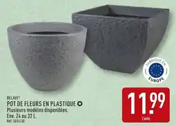 ALDI BELAVI Pot de fleurs en plastique offre