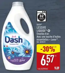 ALDI DASH Lessive Liquide offre