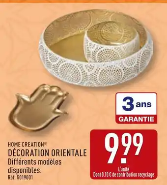 ALDI HOME CREATION Décoration orientale offre