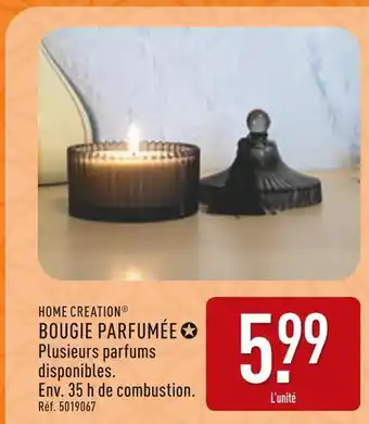 ALDI HOME CREATION Bougie parfumée offre