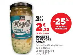 Super U OLVAC Mogette de vendée offre