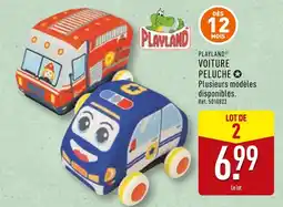 ALDI PLAYLAND Voiture Peluche offre