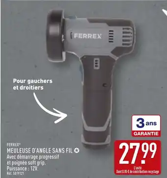 ALDI FERREX Meuleuse d'angle sans fil offre