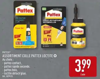 ALDI PATTEX Assortiment colle pattex loctite offre