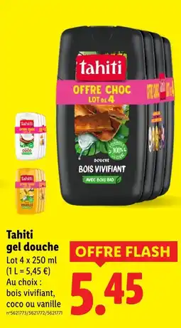 Lidl TAHITI gel douche offre