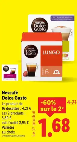 Lidl Nescafé dolce gusto offre