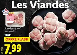 Lidl 10 paupiettes de porc offre