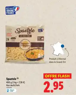 Lidl SAVEURS DE NOS RÉGIONS Spaetzle offre