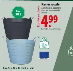 Lidl Panier souple offre