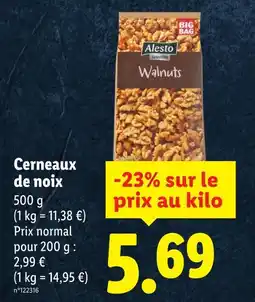 Lidl ALESTO Cerneaux de noix offre