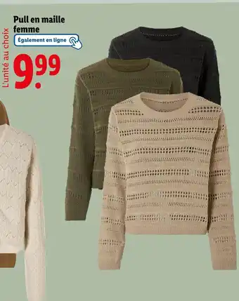 Lidl Pull en maille femme offre