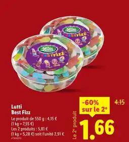 Lidl LUTTI Best Fizz offre