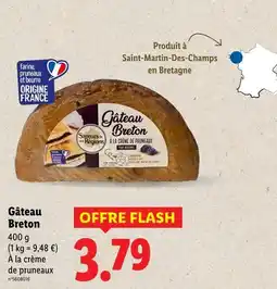 Lidl Gâteau Breton offre