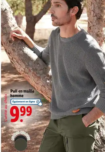 Lidl LIVERGY Pull en maille homme offre