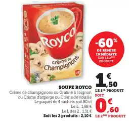 Super U ROYCO Soupe offre