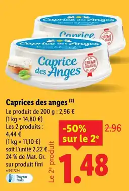 Lidl CAPRICE DES ANGES Caprices des anges offre