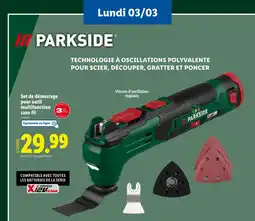 Lidl PARKSIDE Set de démarrage pour outil multifonction sans fil offre