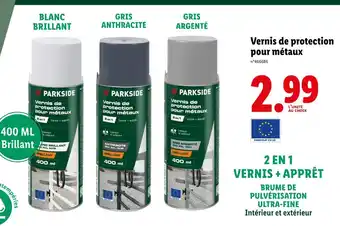 Lidl PARKSIDE Vernis de protection pour métaux offre