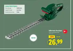 Lidl Taille-haies électrique offre