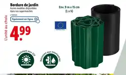 Lidl Bordure de jardin offre