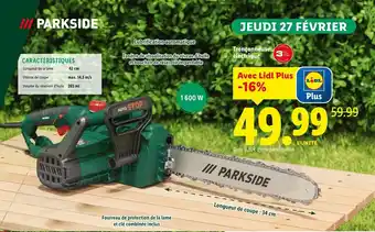 Lidl PARKSIDE Tronçonneuse électrique offre