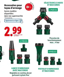 Lidl PARKSIDE Accessoires pour tuyau d'arrosage offre