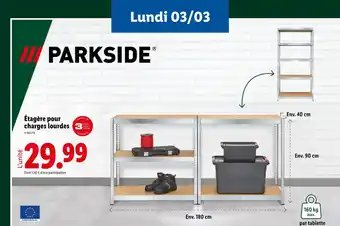 Lidl PARKSIDE Étagère pour charges lourdes offre