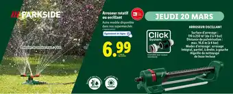 Lidl PARKSIDE Arroseur rotatif ou oscillant offre