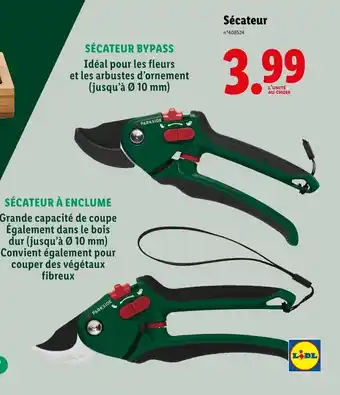 Lidl PARKSIDE Sécateur offre