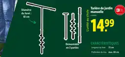 Lidl Tarière de jardin manuelle offre